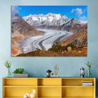 Aletsch Glacier Valley Wall Art