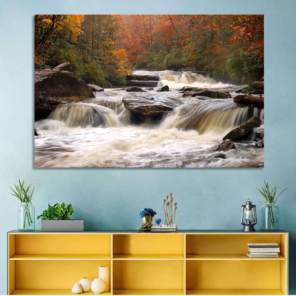 Carolina River in Autumn Wall Art