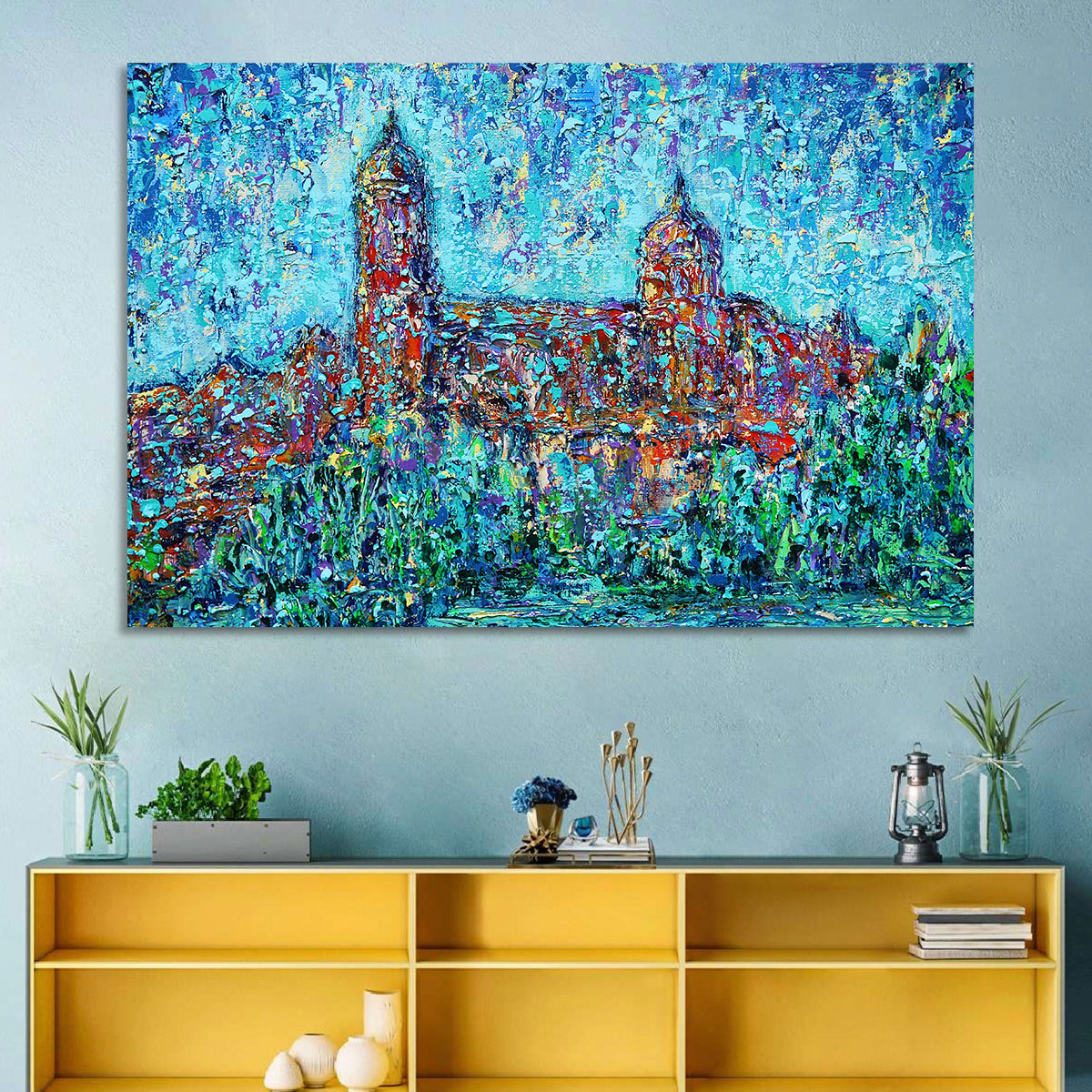 Salamanca Dual Domes Reflection Wall Art