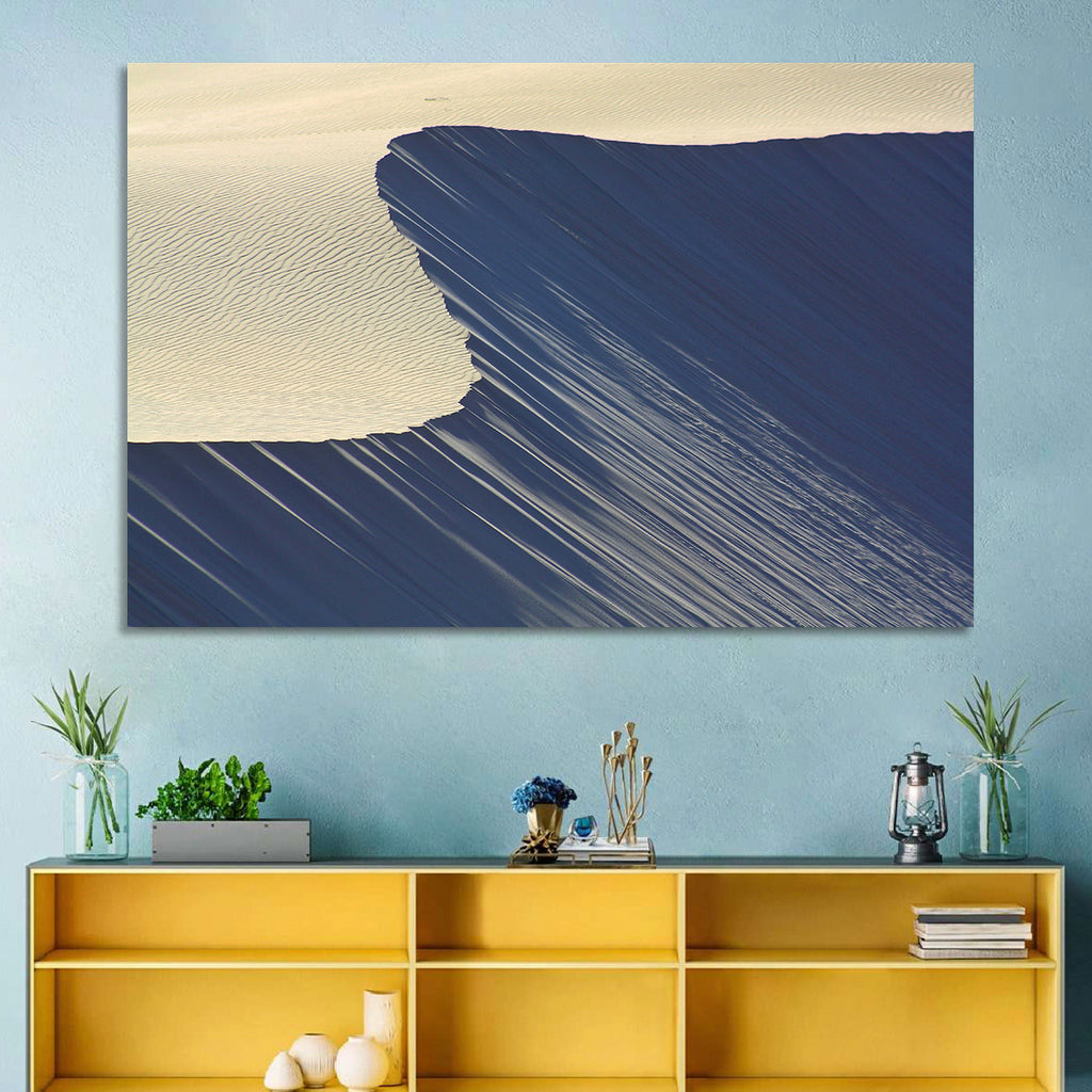 Minimalist Sand Dunes in Late Light Wall Art