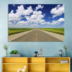 Saskatchewan Prairie Highway Wall Art