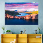 Sørvágsvatn Sunset Wall Art