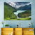 Siberia Woods Mountain Lake Wall Art