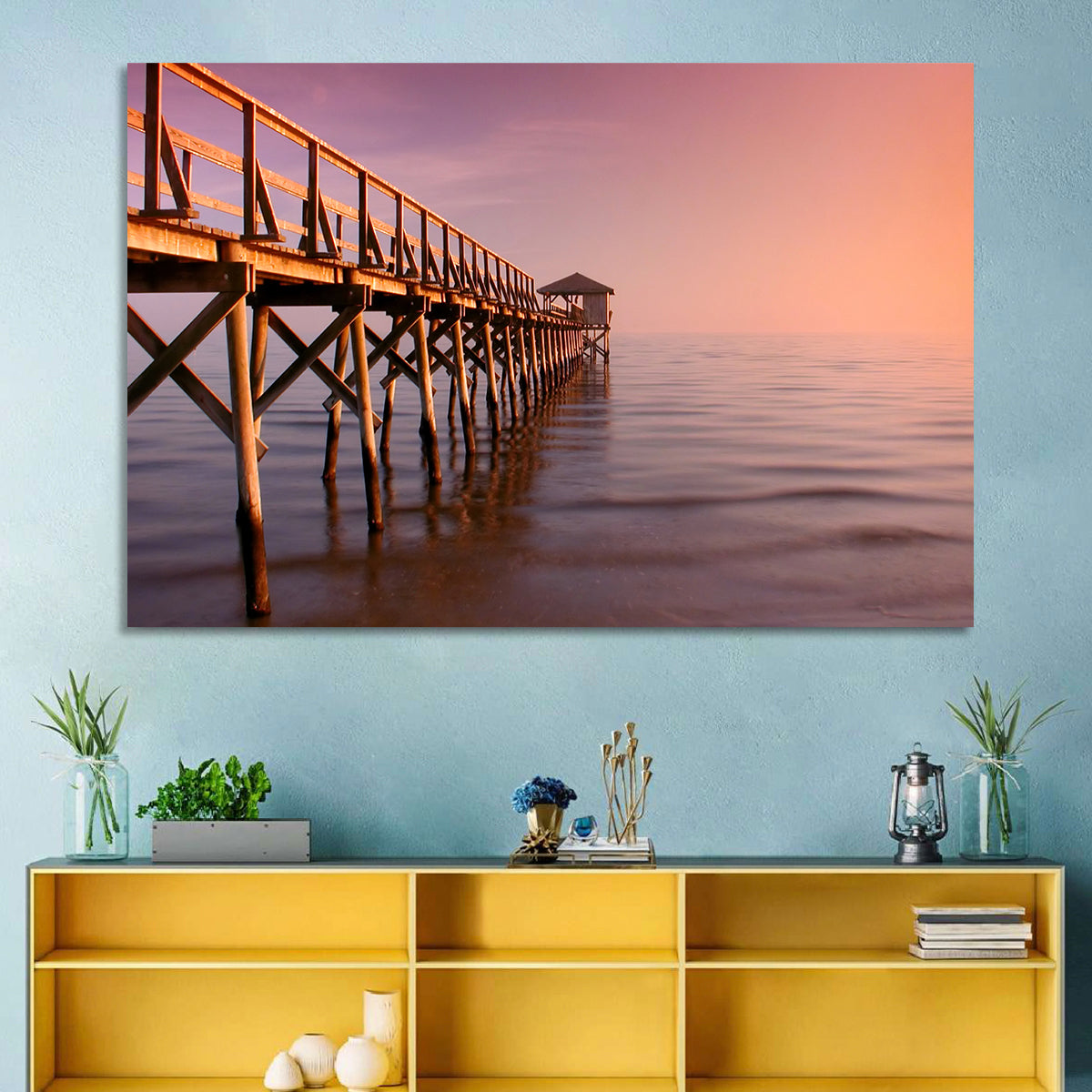 Gulf of Mexico Pier Wall Art
