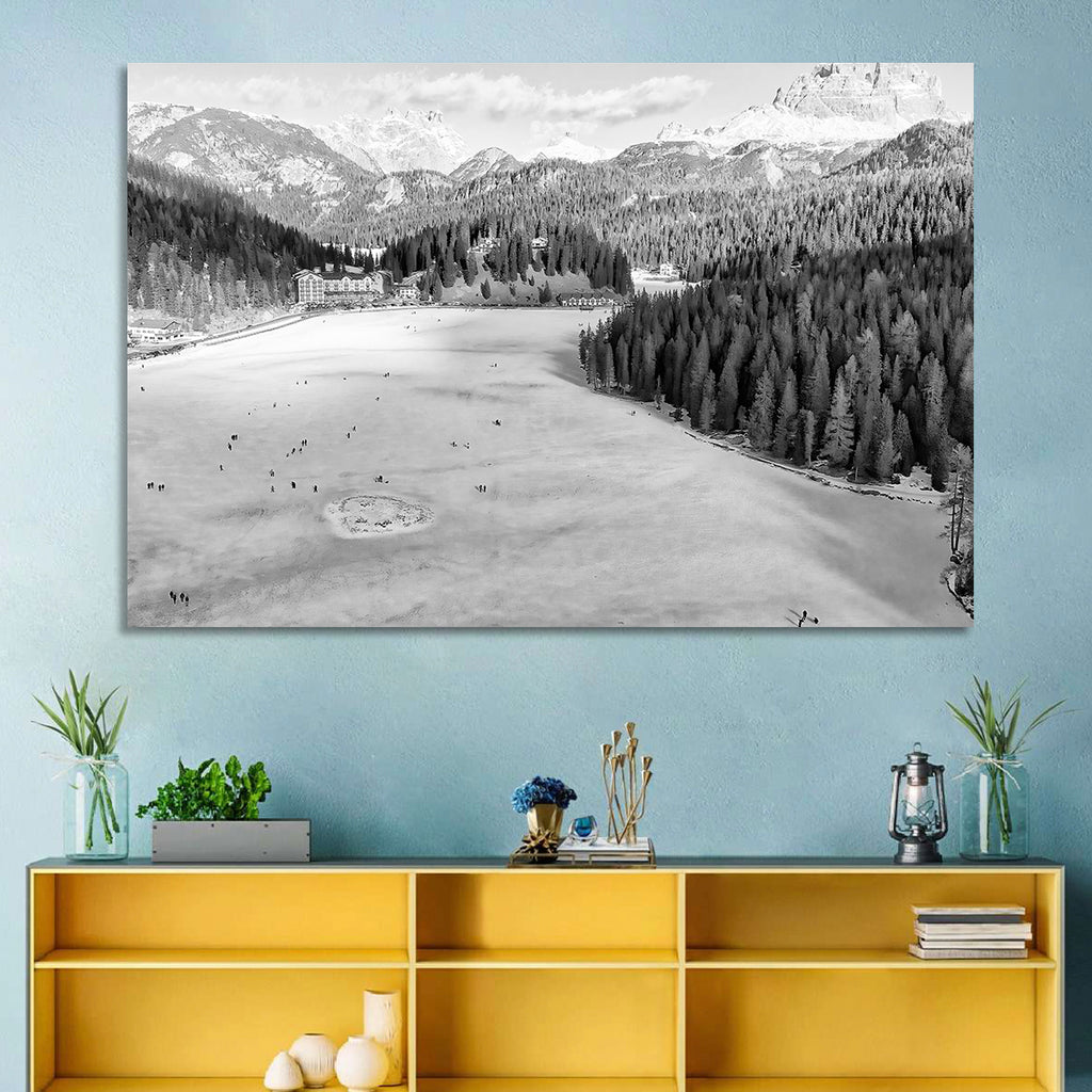 Dolomites at Lago Di Misurina Wall Art