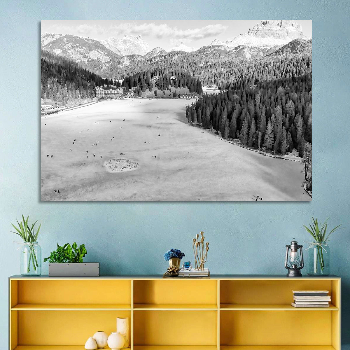 Dolomites at Lago Di Misurina Wall Art