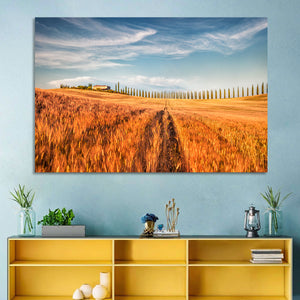 Tuscan Wheat Field Wall Art