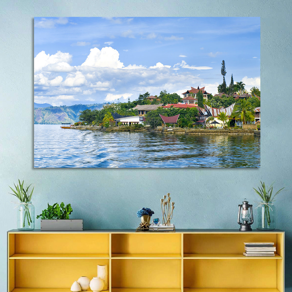 Samosir Island, Lake Toba Wall Art in a room, landscape