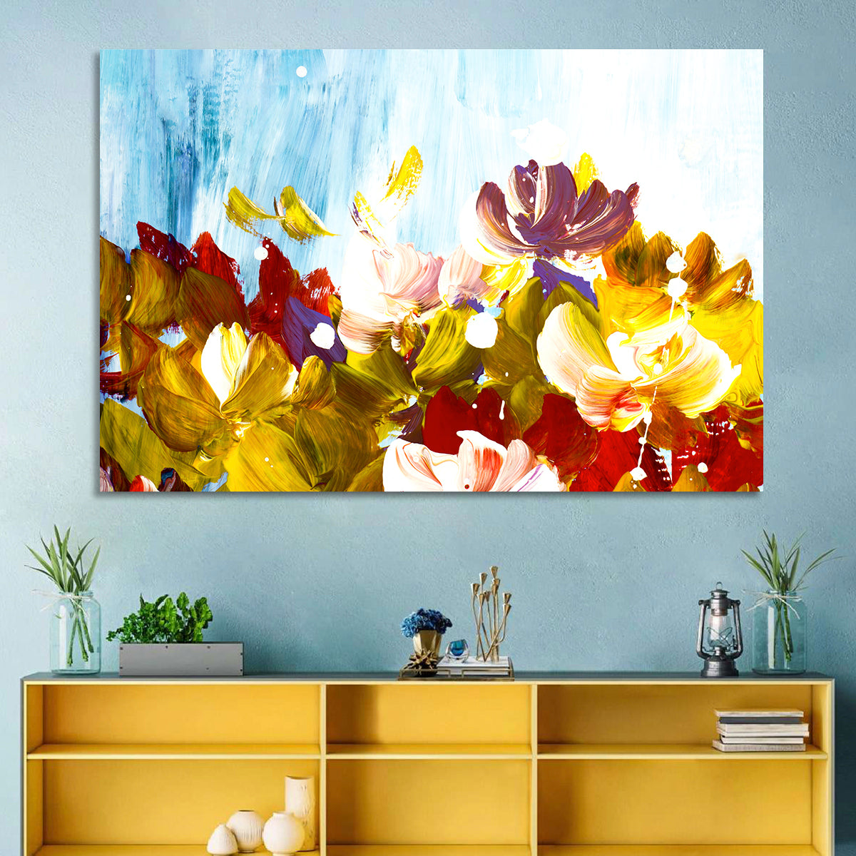 Impasto Floral Garden Wall Art