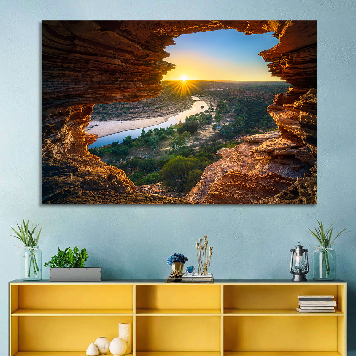Nature's Window Sunrise, Kalbarri Wall Art