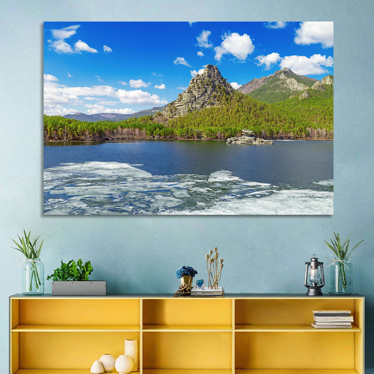 Burabay Lake Zhumbaktas Wall Art in a room, landscape