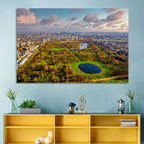 Hyde Park Aerial View Wall Art