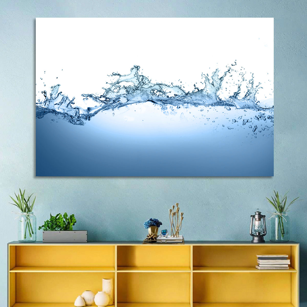 Fresh Water Splash Wall Art