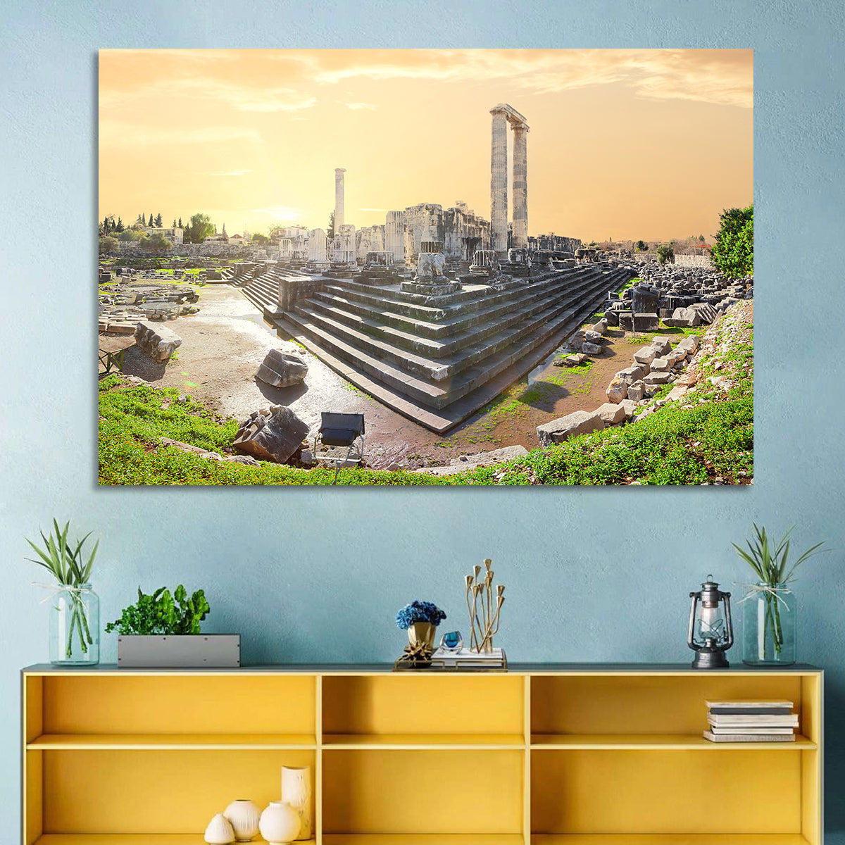 Temple of Apollo at Didyma at Golden Hour Wall Art