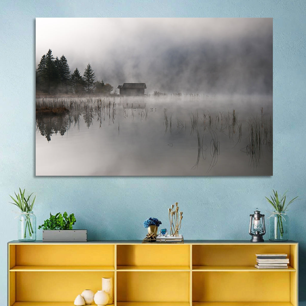 Ferchensee Morning Mist Wall Art