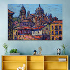 Salamanca Cathedral Rooftops Wall Art