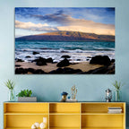 Kihei Golden Coastline Wall Art