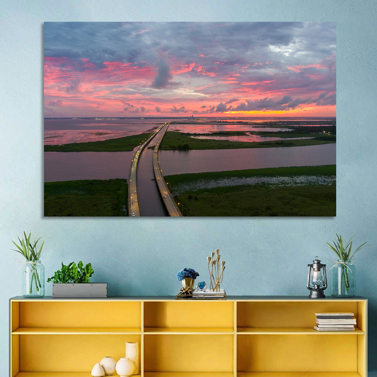 Mobile Bay Bridge Wall Art