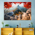 Khao Nor Maple Framed Peak Wall Art