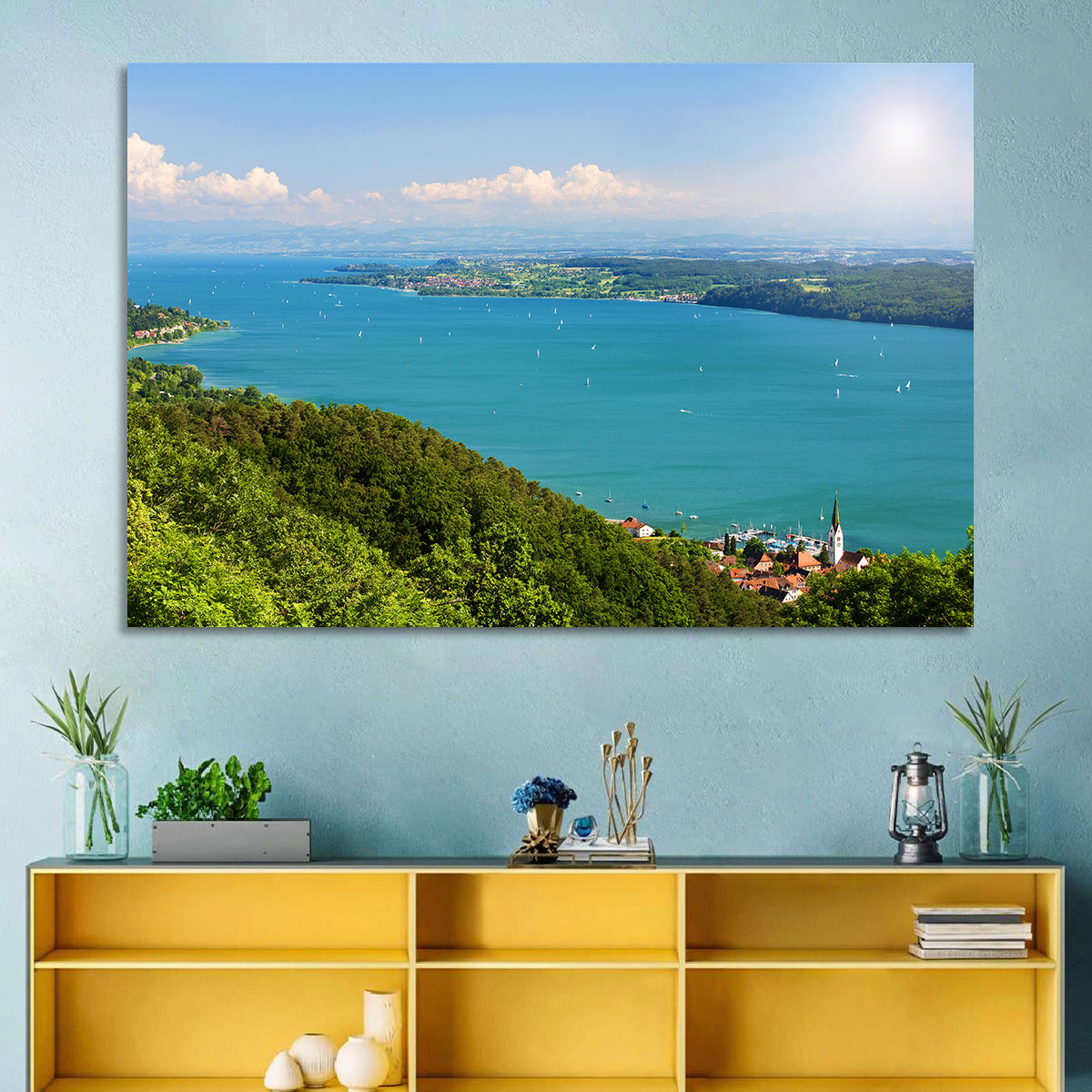 Immenstaad View of Lake Constance Wall Art
