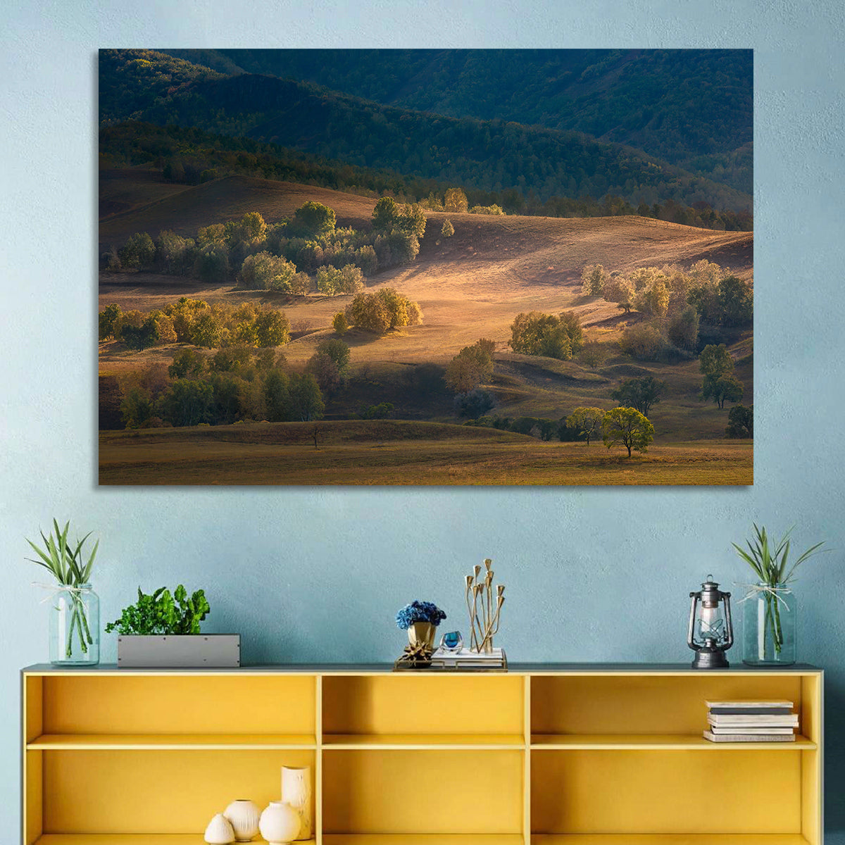 Bashang Plateau Golden Hour Wall Art
