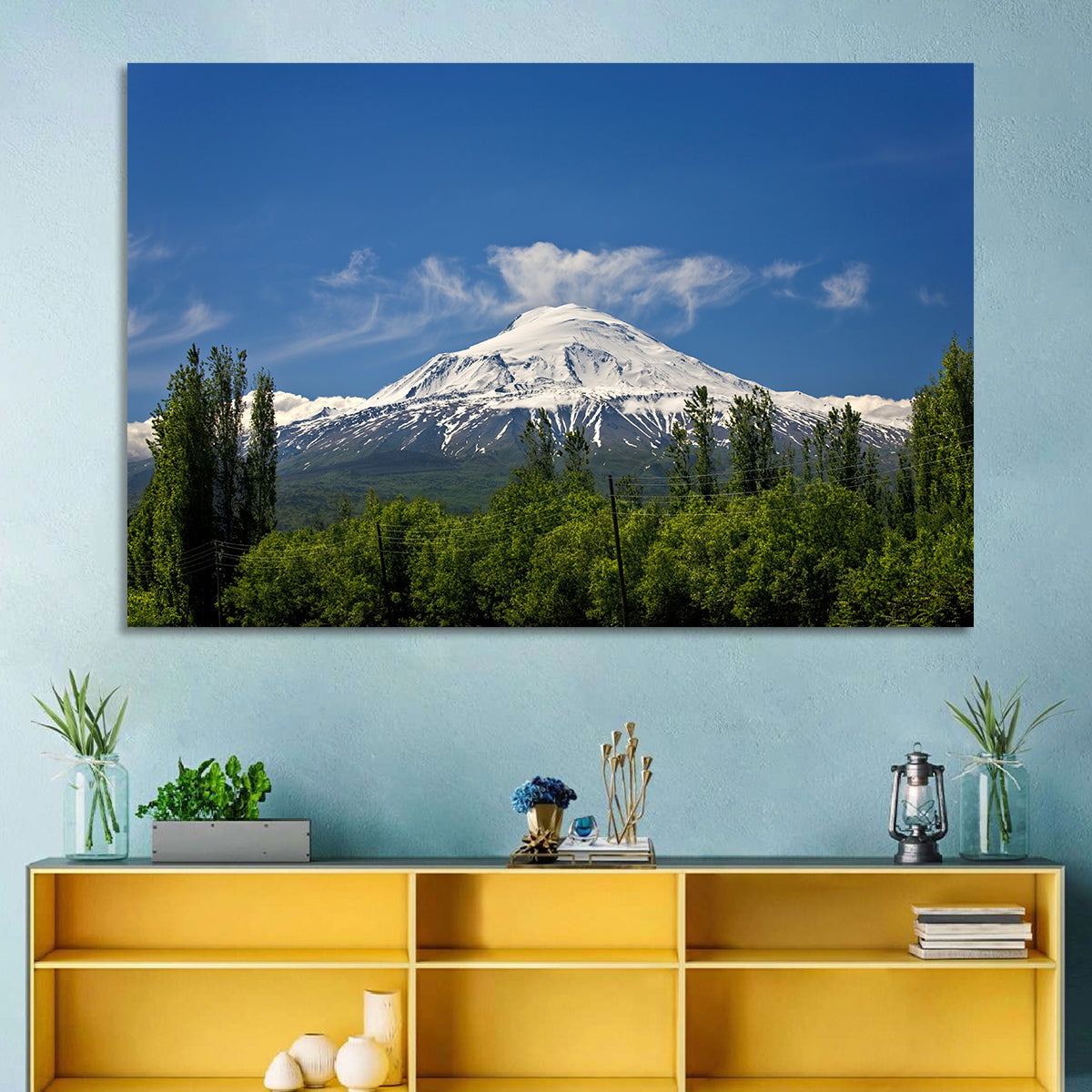 Mount Ararat Wall Art in a room, landscape