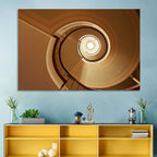 Worms-eye Spiral Staircase Wall Art