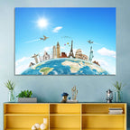 World Monuments Montage Wall Art