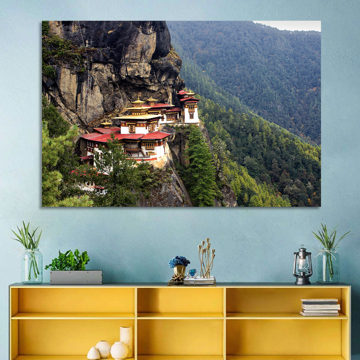 Tiger's Nest Monastery, Paro Bhutan Wall Art