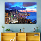 Victoria Harbour Skyline, Hong Kong Wall Art