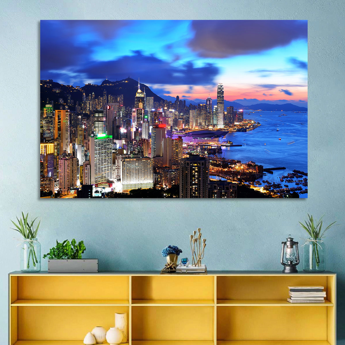 Victoria Harbour Skyline, Hong Kong Wall Art