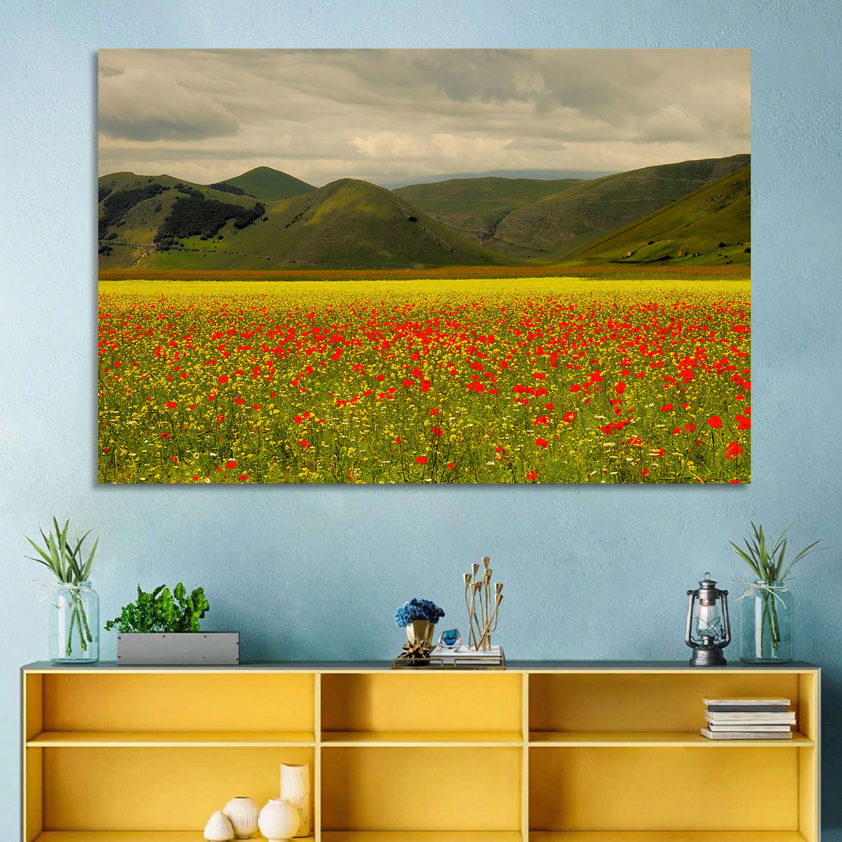 Castelluccio Wildflower Meadow Wall Art