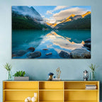 Lake Louise Sunrise Reflection Wall Art