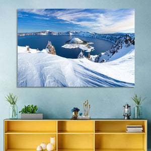 Crater Lake Volcano Wall Art