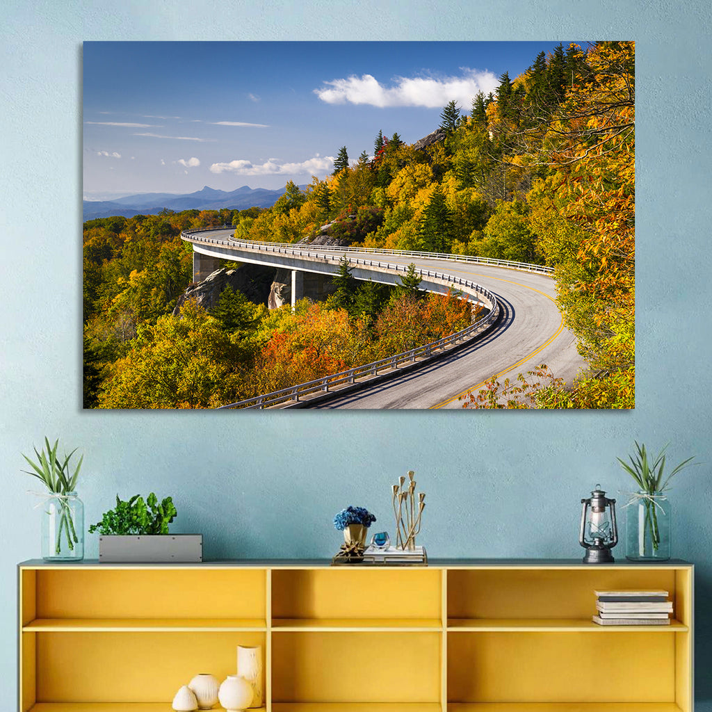 Linn Cove Viaduct at Grandfather Mountain Wall Art