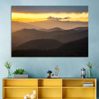 Southern Appalachian Sunset Wall Art