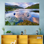 Lough Leane Rowboats at Dusk Wall Art