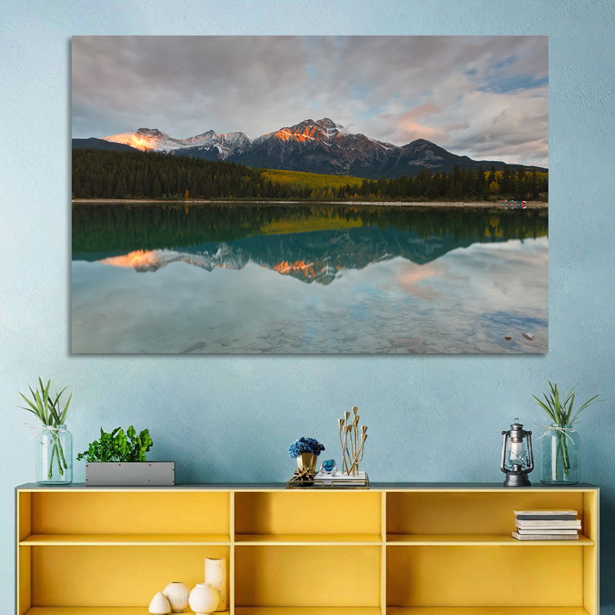 Patricia Lake Sunset Wall Art