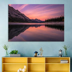 Medicine Lake Sunset Reflection Wall Art