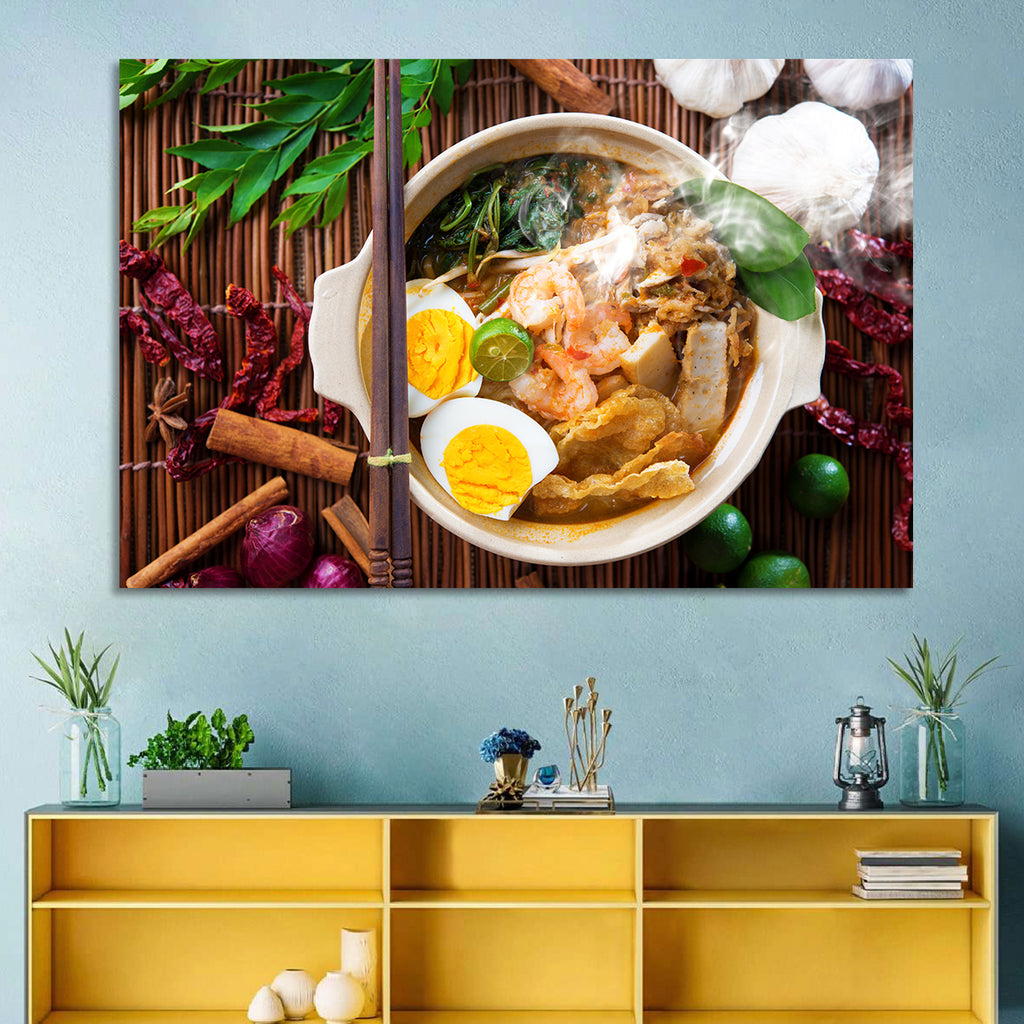 Malaysian Prawn Mee Bowl Wall Art