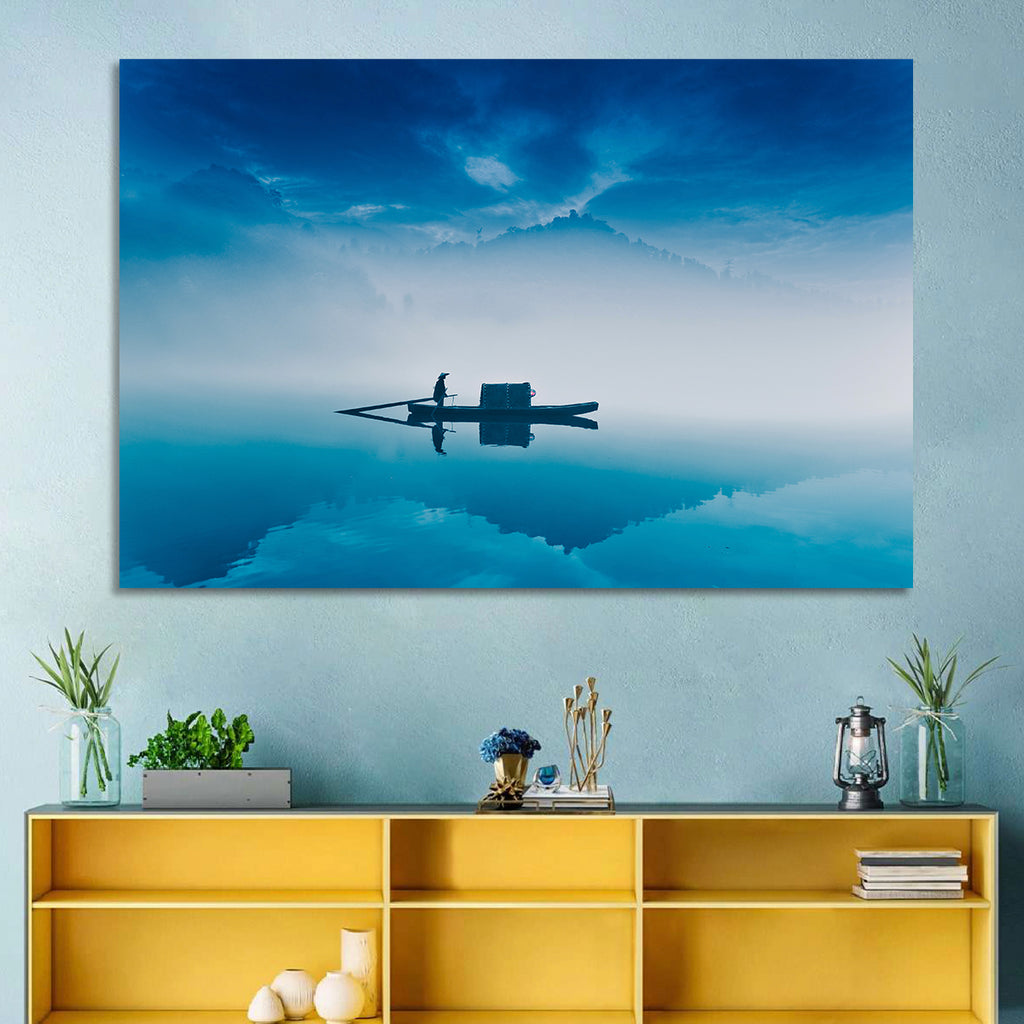 Dongjiang Lake Morning Wall Art