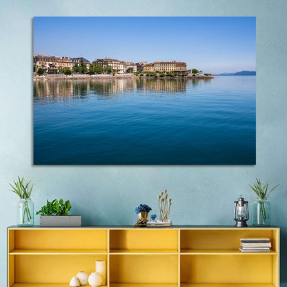 Tranquil Lake Neuchatel Wall Art
