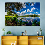 Brazos Bend Lake Reflection Wall Art