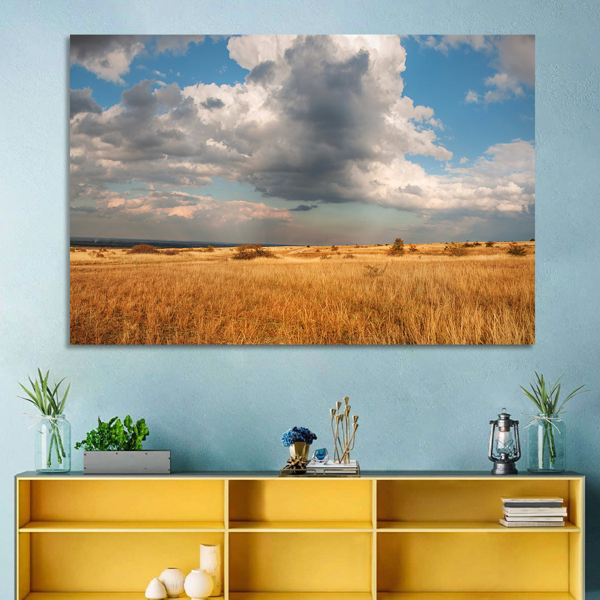 Golden Oklahoma Prairie Wall Art