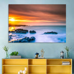 Reykjanes Golden Hour Beach Wall Art
