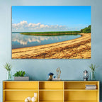 Lake Pskov Shoreline Wall Art