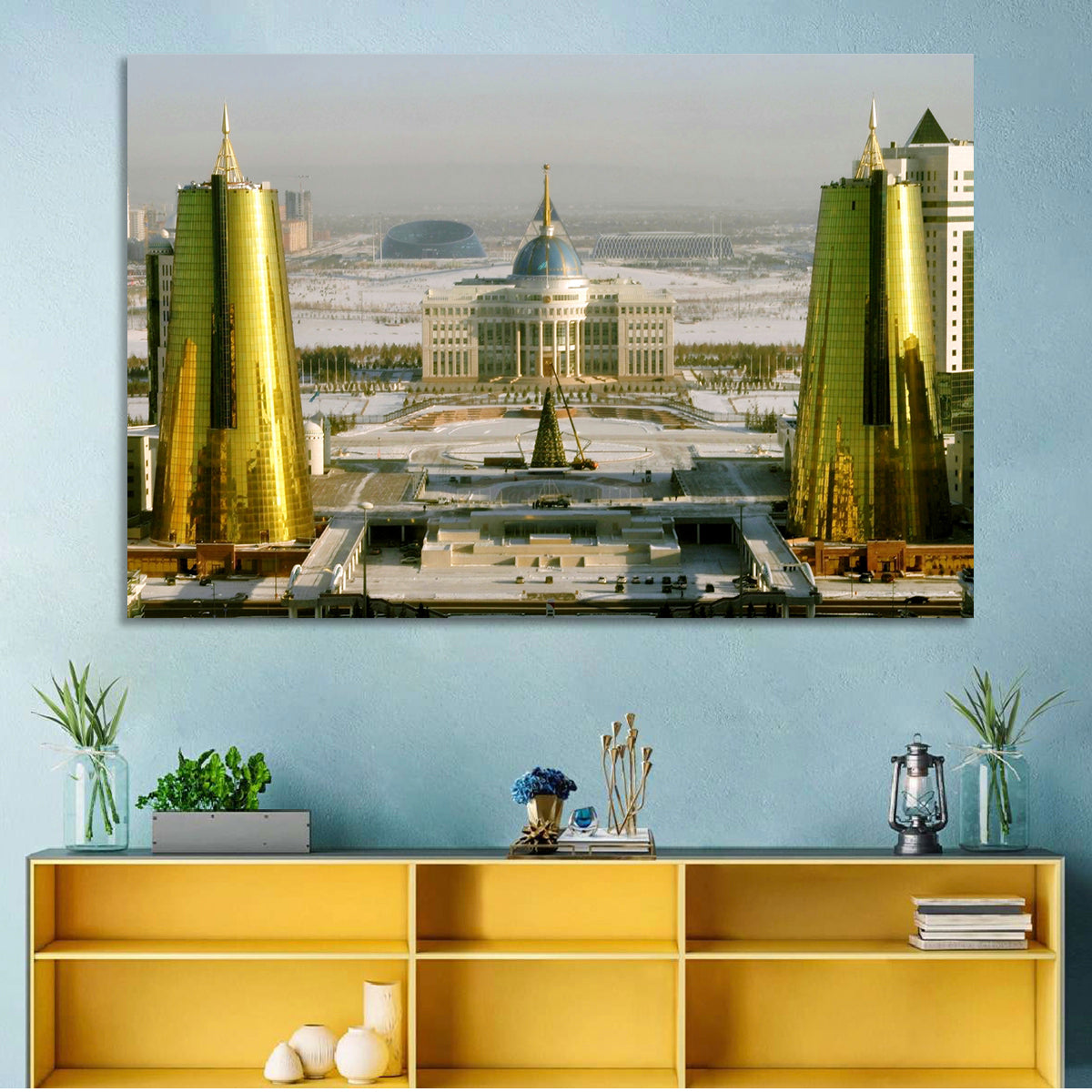 Ak Orda Presidential Palace Astana Wall Art in a room, landscape