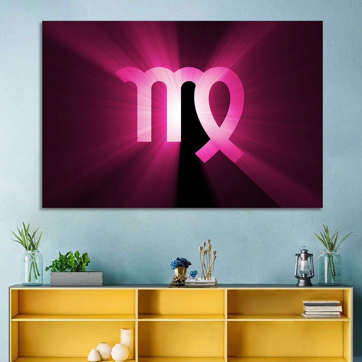 Radiant Virgo Symbol Wall Art