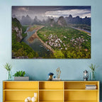 Laozhai Hill Karst Panorama Wall Art
