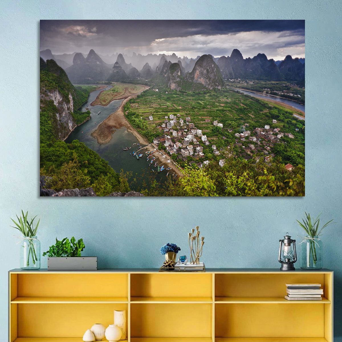 Laozhai Hill Karst Panorama Wall Art